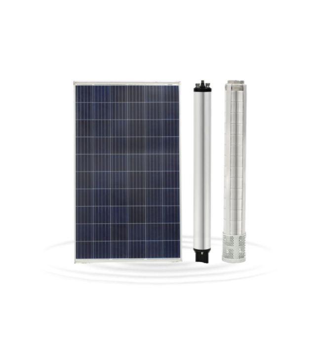 DC Solar Submersible Pumpset￼